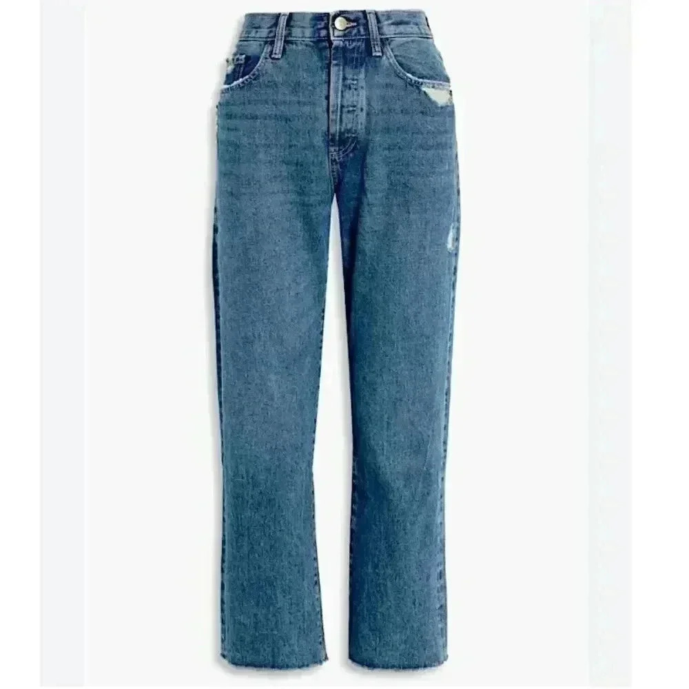 DL1961 New Emilie Straight High Rise Jeans Size 32 Designer - Picture 6 of 17